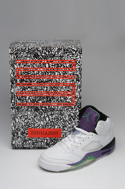 Air Jordan 5 Mens Shoes Aaa White/Viole Online